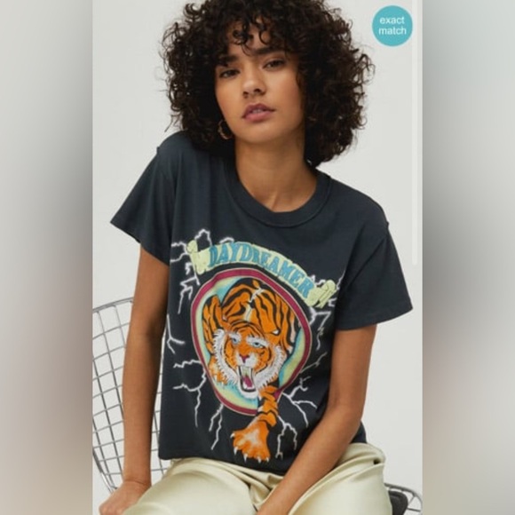 Daydreamer Tops - Free People Daydreamer Cat Outta Hell Reverse Graphic Tee